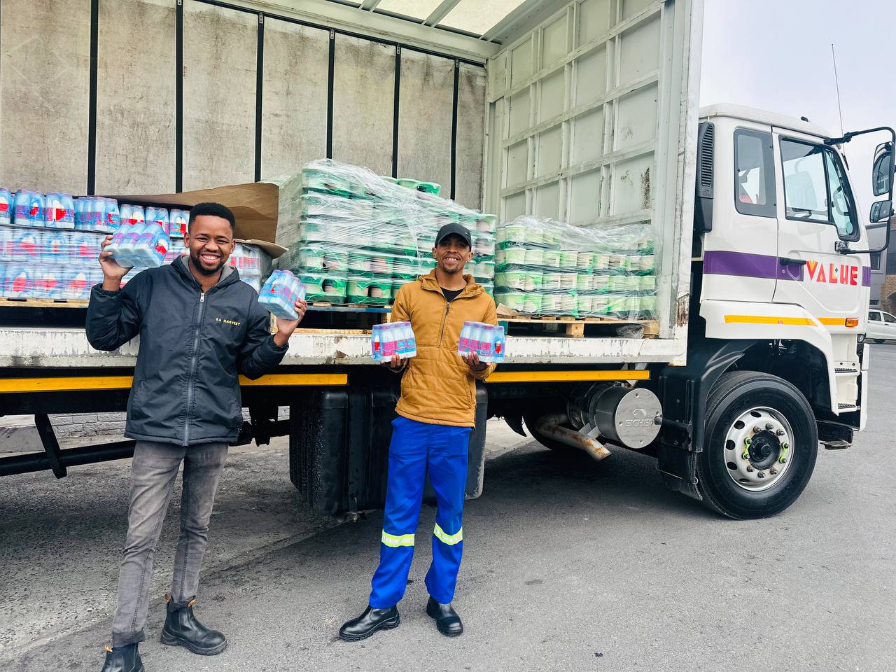 Fair Cape product donation to SA Harvest in Cape Town