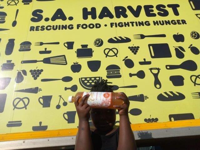 SA Harvest delivering kombucha from a donor in Cape Town