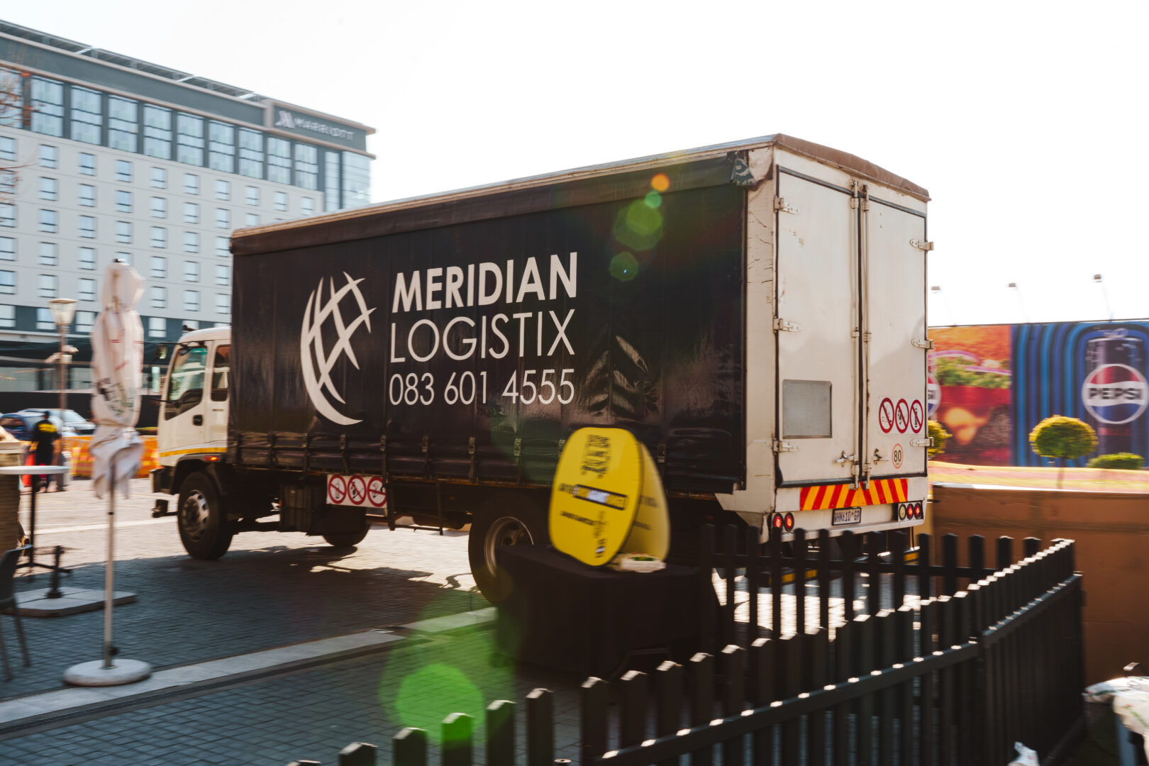 Logistical support from Meridian Logistix in Joburg on Mandela Day 2024