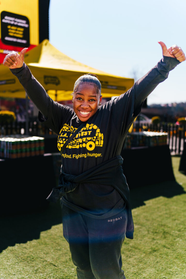 SA Harvest team member Maphefo Monyepao at Melrose Arch in 2024