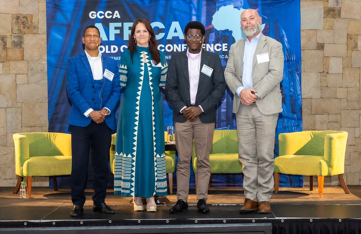 From left: Elvin Harris, Cassandra Potgieter, Dr Ikechukwu Opara and Ozzy Nel at the GCCA Africa Cold Chain Conference 2026, where they participated in the panel discussion People and Partnerships: Building the Human Infrastructure of Africa's Cold Chain.